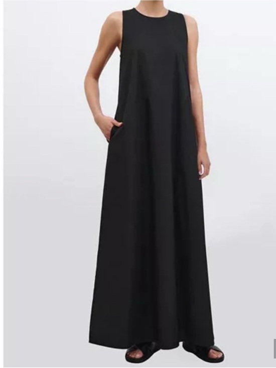Marcella NYC Dresses & Skirts - Marcella NYC Gracie Sleeveless Black Maxi Dress with Pockets